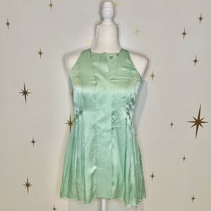 Mint Silk Contemporary Tunic by Designer Kaelen